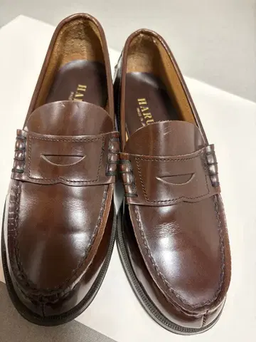 HARUTA 로퍼 브라운 24cm EE