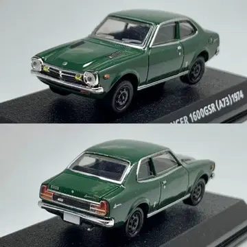코나미 1/64 미쓰비시 랜서 1600 GSR A73 1974 짙은 녹색