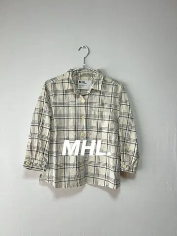 MHL. 엠에이치엘 러프 코튼 린넨 셔츠