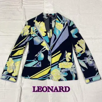 LEONARD 자켓 꽃무늬 올 패턴