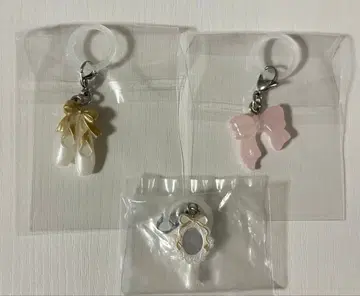 표시 액세서리 발레 모티브 리본 토슈즈 손거울 가챠