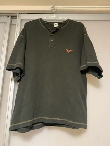 레어 90s Jnco 헨리넥 셔츠 페이드
