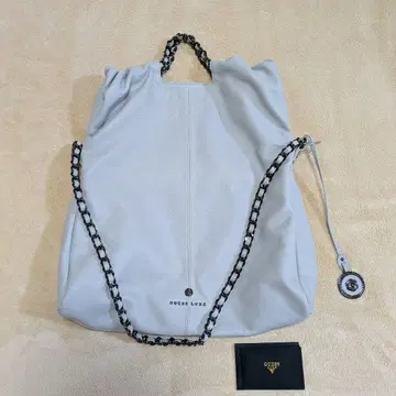 GUESS LUXE 체인 토트백 숄더 2way 가죽