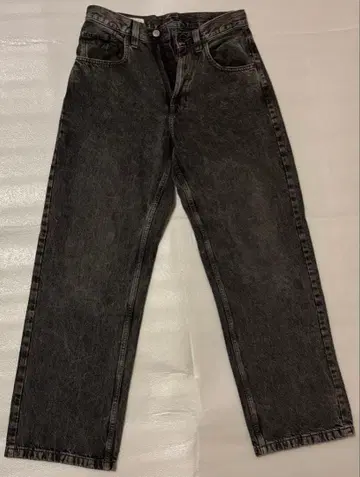 ZARA 블랙 데님 팬츠 사이즈 38