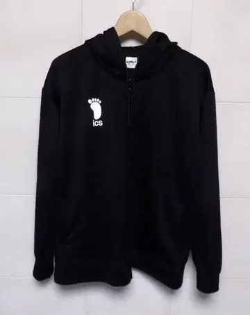 새상품급 카라스노 고교 배구부 블랙 집업 후드티 LL