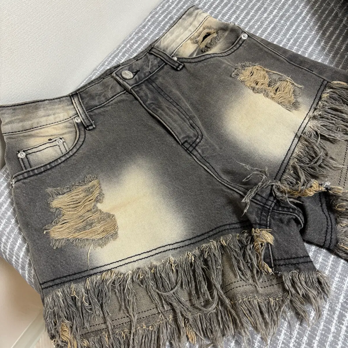 Bohemian Seoul Motorcycle Leather Pants Shorts | Bunjang Global