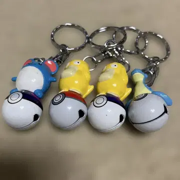 포켓몬 몬스터볼 키링 4개 세트