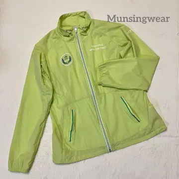 Munsingwear 나일론 자켓 L 라이트 그린 윈드 브레이커