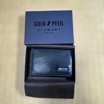 GOLD PFEIL 접이식 지갑 네이비 박스 포함
