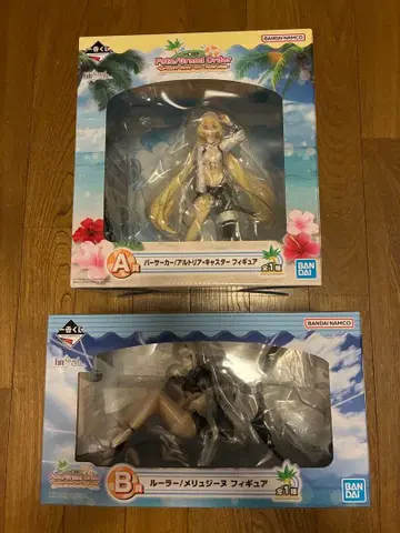 제일복권 FGO A상 아르토리아 캐스터 B상 멜루진 피규어 2점