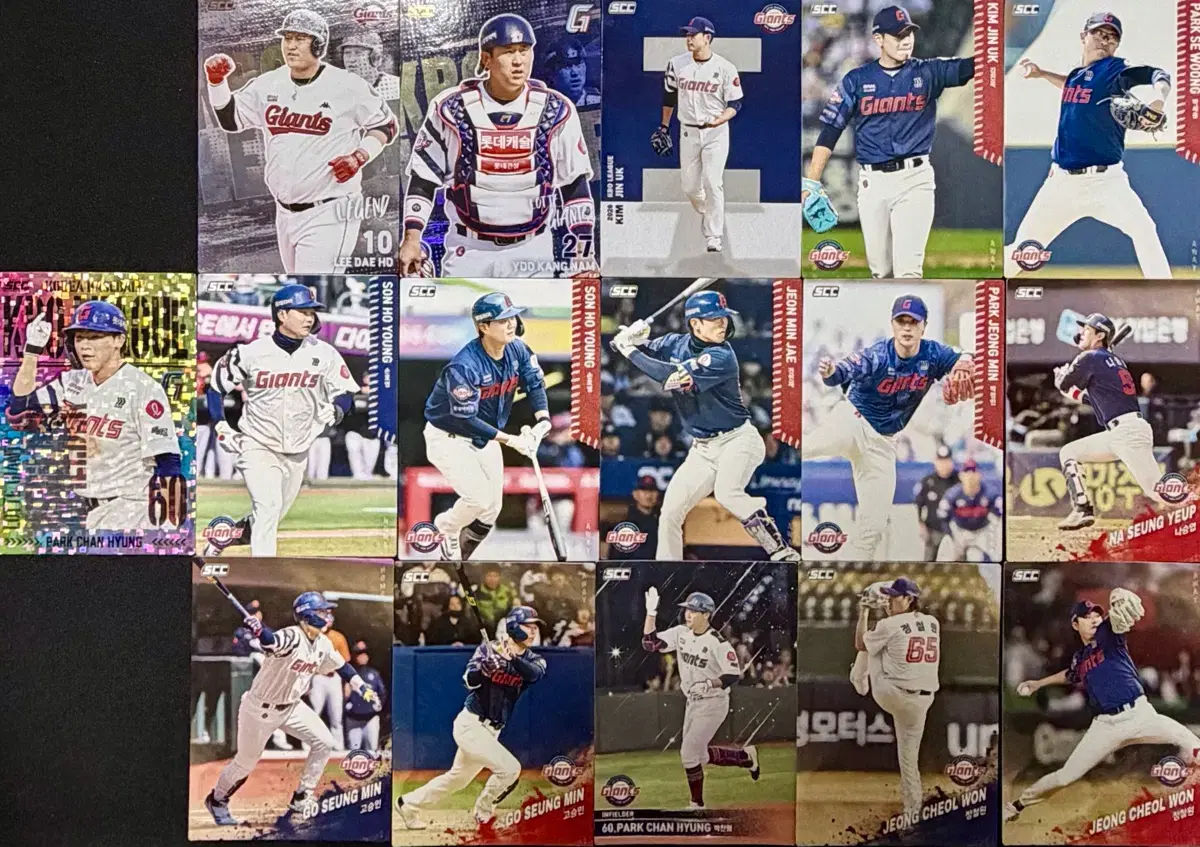 KBO 25-26 롯데자이언츠 포토카드(이대호, 유강남 홀로 등)