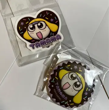 개구리 중사 케로로 타마마 이등병 스티커 캔뱃지 세트