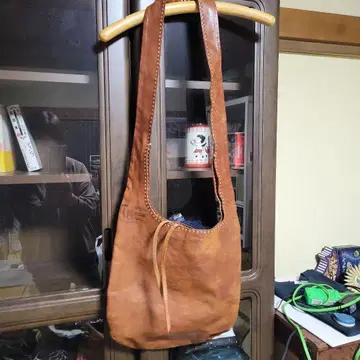 genten 가죽 숄더백 브라운