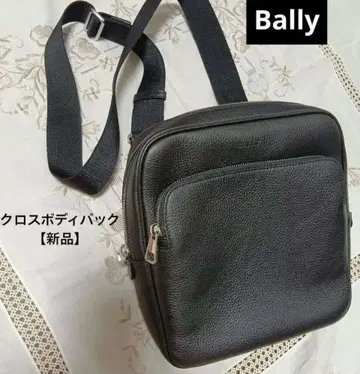 Bally 가죽 숄더백 블랙 크로스바디백 남성용