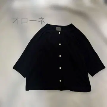 [새상품급] tandey 오로네 얇은 소재 가디건 여름용 블랙