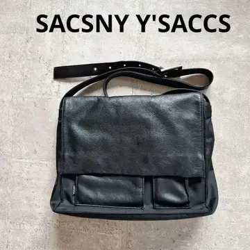 SACSNY Y'SACCS 사크스니 가죽 나일론 숄더백