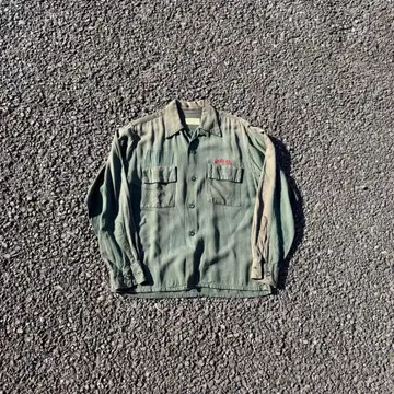 50s SWAGGER 빈티지 레이온 셔츠 vintage 자수
