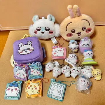 치이카와 (먼작귀) 하치와레 토끼 모몽가 외 키링 피규어 마스코트