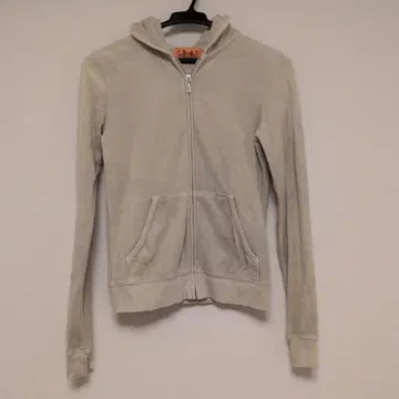 Juicy Couture 파일 원단 후드티 베이지 S