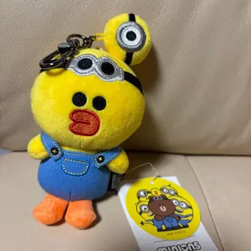 익명 배송 미니언즈 라인 브라운프렌즈 콜라보 키링