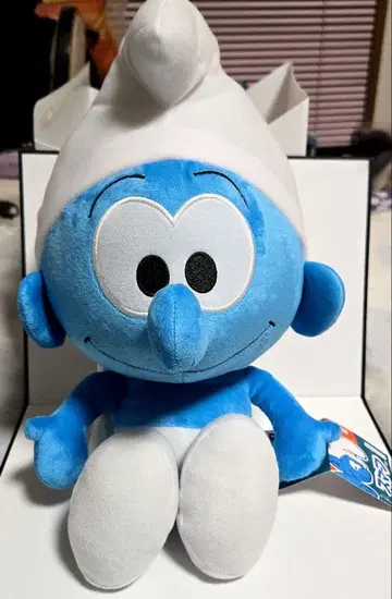 스머프 봉제 인형 백팩