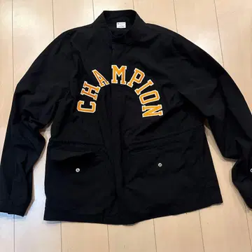 Champion 나일론 자켓 C8-R604 블랙 L