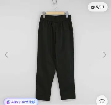하우스웨어 스튜디오 블랙 캐주얼 팬츠 허리밴딩 M-L