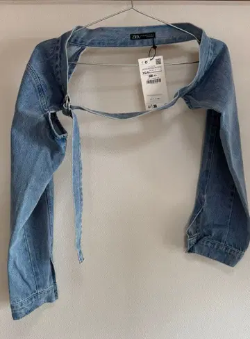 ZARA 데님 자켓 볼레로