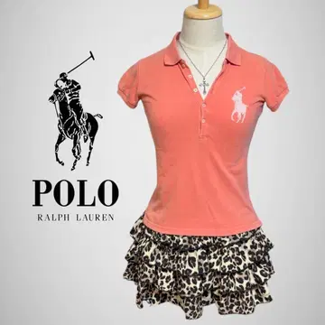 POLO 랄프 로렌 피케 셔츠 반팔 빅 포니 비즈 Y2K