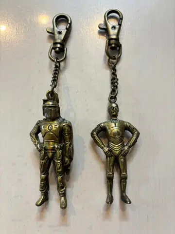 스타 워즈 보바 페트 C3PO 메탈 키링 금속 앤티크