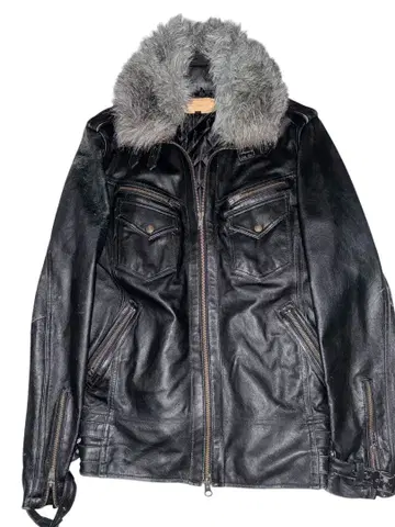 archive Jackrose fur leather jacket