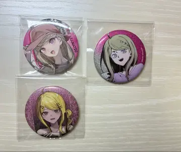 단간론파 아카마츠 카에데 캔뱃지 라운드 원 SHIBUYA109 옥좌