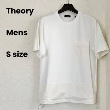Theory 남성용 티셔츠 드로코드 절개 S 사이즈
