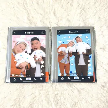 요시모토 만자이 극장 x 시나모롤 트레이딩 카드 호쾌 캡틴