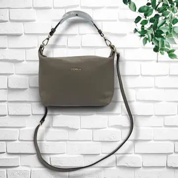 새상품급 FURLA 훌라 소피 가죽 숄더백 그레이지 2way