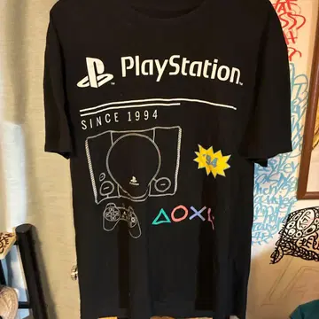 PlayStation Since 1994 티셔츠 블랙 L