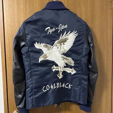 COALBLACK 스카잔 매 응 자수 네이비 콜블랙 엑자일