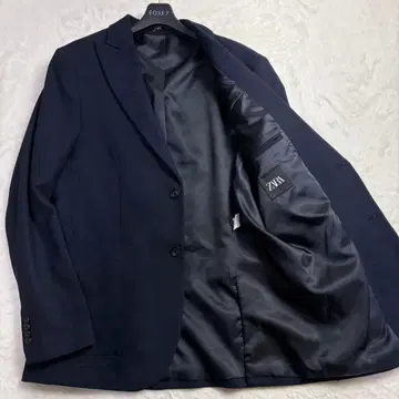 새상품급 L 사이즈 ZARA 테일러드 자켓 싱글 네이비 수트