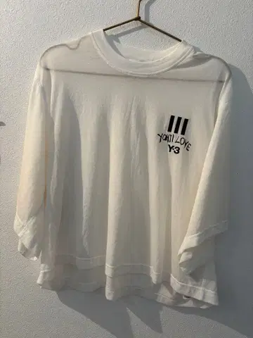 Y-3 여성용 반팔 T셔츠 화이트