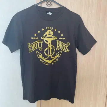 Schott N.Y.C. T셔츠 블랙 S사이즈