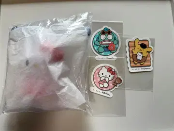 VIAGE 헬로키티 봉제 인형 스티커 세트