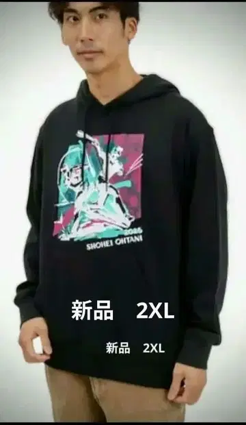 뉴발란스 오타니 쇼헤이 후드티 블랙 2XL MT51736