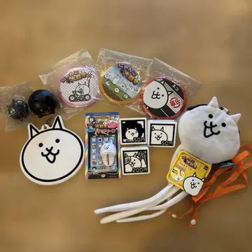 냥코 대전쟁 멀티 케이스 캔 배지 클립 굿즈