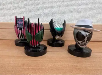 가면라이더 디케이드 가면라이더 스컬 마스크 컬렉션 발광 받침대 포함