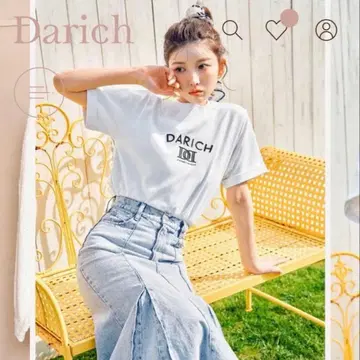 Darich DD 로고 자수 티셔츠