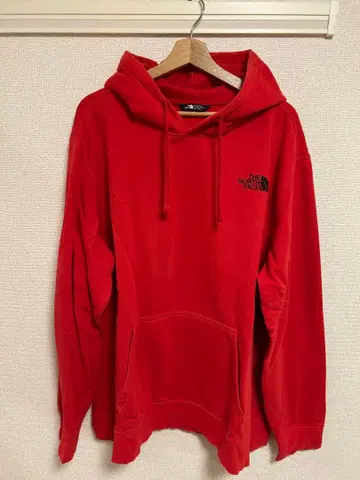 [새상품급] THE NORTH FACE 풀오버 후드티 레드 XXL