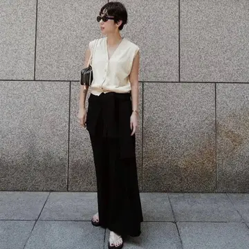 MACHATT 미니 쭈리 롱 스커트