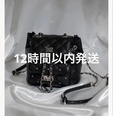 Darich 다리치 퀼팅 비쥬 미니 백팩 블랙
