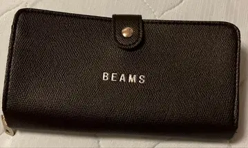 BEAMS 장지갑 파우치 세트 블랙