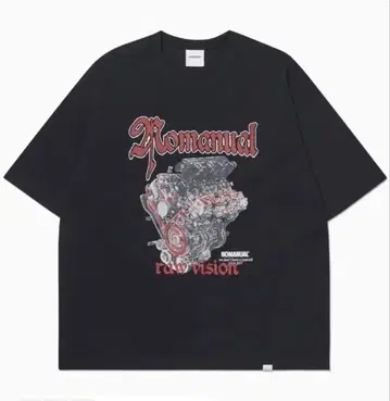 [정가 5394엔] NOMANUAL NM ENGINE T-SHIRT